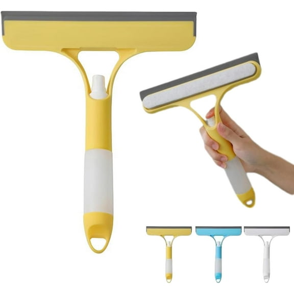 3 In 1 Spray Squeegee, 3 In 1 Window Cleaning Scraper,Windowsqueegee With Spray 3 In 1 Windowsqueegee Cleaner, Spray Windowsqueegee Cleaner Tool With Spraybottle, For Car, Home, Kitchen Window