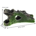 thumbnail image 3 of Acuario pecera árbol agujero cueva ocultar decoración paisaje ornamento con musgo Feliz Sencillez, 3 of 3