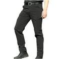 thumbnail image 7 of Xysaqa Men's Stretch Tacticals Pants, Men Travel Hiking Pants Outdoor Military Cargo Work Pants Trousers with Multi Pockets S-2XL Summer Savings (No Belt), 7 of 7