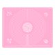 thumbnail image 1 of Estera de Silicona, Estera de Silicona para Hornear, Estera Antiadherente Antideslizante para Hornear, Estera Enrollable, Estera de Trabajo con Medidas 50 x 40 cm para Pastelería Fondant Estera para Pizza (Rosa)-Rosa- brillar Electrónica, 1 of 3