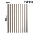 thumbnail image 3 of Chendee 10Pcs Straight Shank Metric 100Mm Long Carbide High Speed Steel Rod Lathe Tool,4Mm, 3 of 9