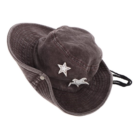 WEUVEB Women's Denim Fisherman Hat Style Casual Outdoor Sun Cap