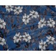 thumbnail image 4 of oneOone Polyester Lycra Medium Blue Fabric Florals Dress Material Fabric Print Fabric By The Yard 56 Inch Wide, 4 of 4