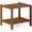 Natural, variant on Tioman Hardwood Side Table with Umbrella Hole, Natural Outdoor Furniture