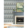 thumbnail image 3 of A-Street Prints Abilene Denim Ikat Wallpaper, 3 of 7