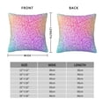 thumbnail image 2 of Yiaed Colorful Glitters Print Pillow Covers Super Soft Decorative Square Throw Pillow Covers Case Cushion Covers for Sofa Couch Bedroom Car Decor（No pillow core）-18"x18", 2 of 7