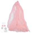thumbnail image 2 of Princess Bed Canopy Net Mosquito Net Decoration Dome Mosquito Net for Baby Girls Pink, 2 of 5