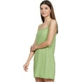 thumbnail image 3 of Stylore Nightgown for Women Soft Sleeveless Short Sleepwear Melange Green 2XL, 3 of 6