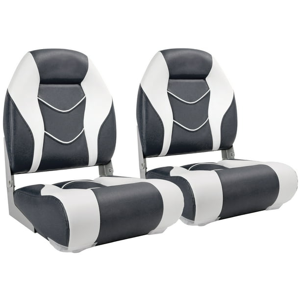 NORTHCAPTAIN S1 Pro Premium High Back Folding Boat Seat,Stainless Steel