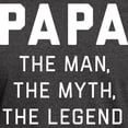 thumbnail image 3 of CafePress - Papa: The Man The Myth The Legend Dark T Shirt - Men's Classic Graphic Cotton T-Shirt, 3 of 4