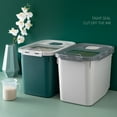 thumbnail image 4 of Rice Airtight Storage Container, 22lb Airtight Dry Food Storage Container Plastic Storage Bin Dispenser with Measuring Cup, Large Cereal Dry Food Storage Containers for Flour, Suga, 4 of 7