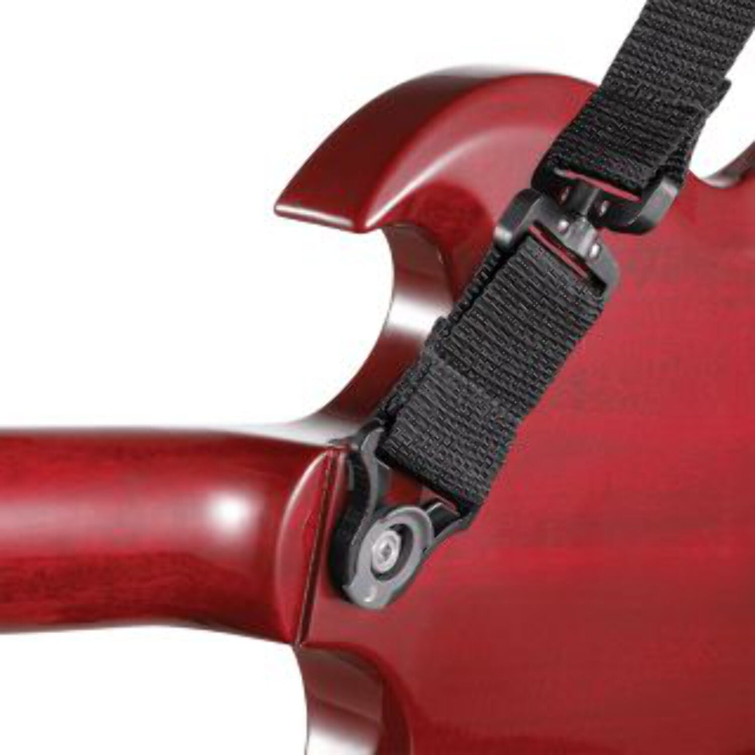 D'Addario Auto Lock Swivel Polypro Guitar Strap | Black