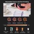 thumbnail image 4 of Portable Mini Electric Burr Coffee Grinder with Adjustable Coarse Fine Grinding Removable Chamber for Home Travel Office Coffee Shop, 4 of 10