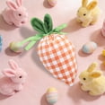thumbnail image 3 of Easter Drawstring Treat Bag for Egg Hunt & Party Favors, Reusable Bunny Design Fabric Goody Bag, 1-Pack (9.5x4 Inches), 3 of 5