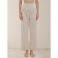 thumbnail image 4 of Wide Leg Yoga Pants for Women Loose Cozy Sweatpants High Waisted Lounge Flowy Pants with Pockets Milk Grey M, 4 of 9