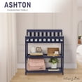 thumbnail image 4 of Dream On Me Ashton Changing Table, New Zealand Pinewood, 1 inch Mattress Pad included, Navy, 4 of 6