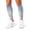 White-10, variant on 3D Printed Calf Compression Sleeves, 360 Seamless Leg Sleeves for Running, Cycling & Sports, One Size, Rainbow Print