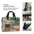 thumbnail image 4 of FORMRS 16" Laptop Bag Carrying Sleeve Case with Handle Travel Shoulder Briefcase, Pink and Green Cat, 4 of 8