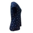 thumbnail image 4 of Blusa Simply Basic Talla EG Estampado Flores Marino, 4 of 4