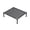 A001- Black, variant on Small Elevated Pet Bed Breathable Cooling Elevated Dog Bed for Small Dogs and Indoor Outdoor Cats, Durable Waterproof Washable Elevated Cat Bed for All Season Use