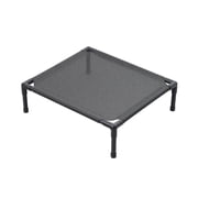 Small Elevated Pet Bed Cooling Elevated Dog Bed for Small Dogs and Indoor Outdoor Cats Durable Waterproof Washable Pet Cot Gift for Pet Owners Black