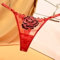 thumbnail image 1 of Elegant Women’s Underwear Set Exquisite Embroidered Thong with Low Rise Cutout Design for Everyday Comfort and, 1 of 3