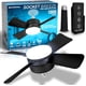 thumbnail image 1 of Ventilador de Techo Bell + Howell negro con Luces LED y Control Remoto, 1 of 8