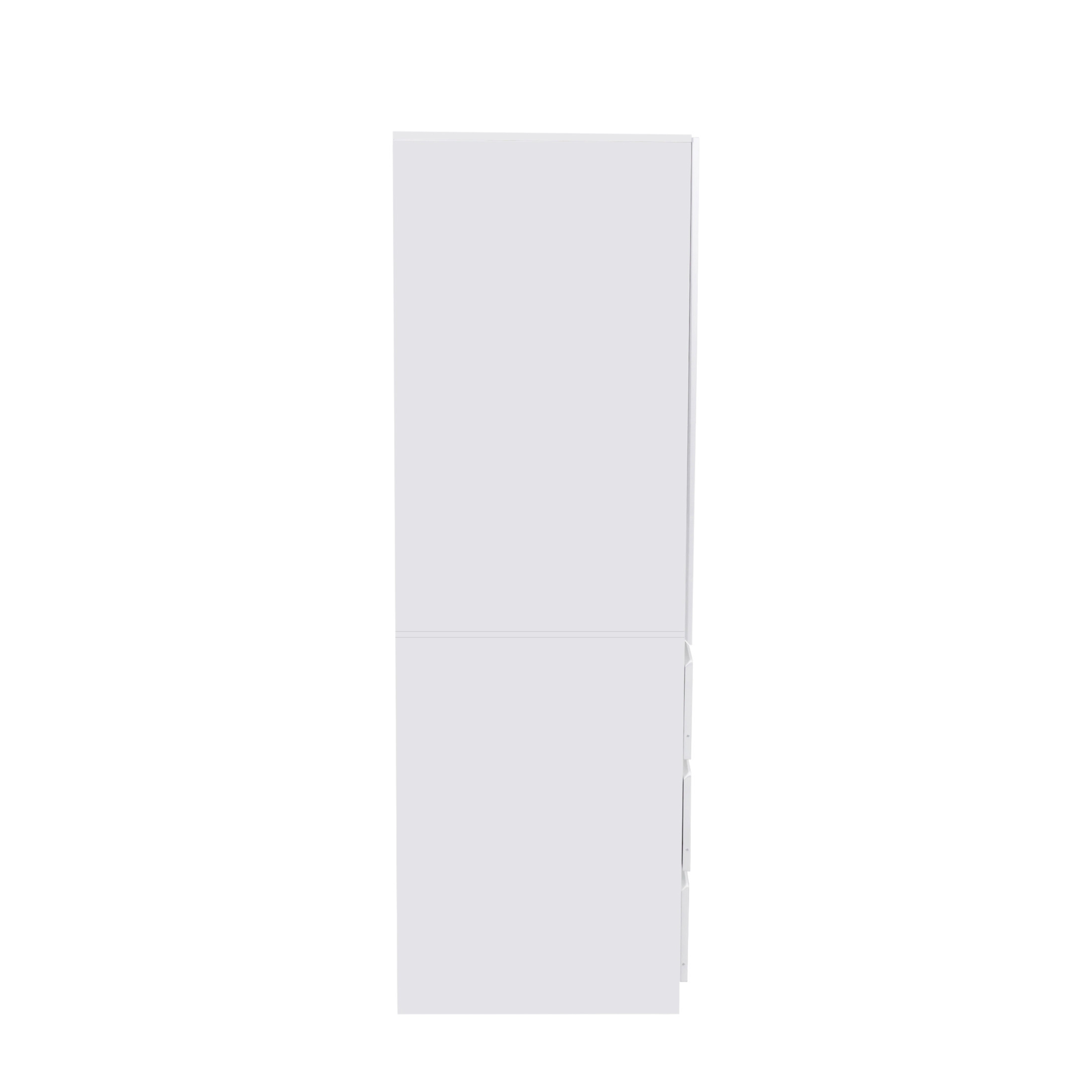 Noble House Titus 70.9" Kitchen Pantry Cabinet, Easy-Clean Wooden Cabinet with Shelves and Drawers, White