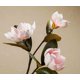 thumbnail image 1 of 1 elegante y rústico ramo de flores artificiales de magnolia/kapok - decoración for sala de estar, entrada, estudio, mesa de comedor., 1 of 2