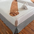 thumbnail image 2 of Padrick 1500 Thread Count 100% Brushed Microfiber Wrinkle Resistant Solid Bed-Skirt by Blue Nile Mills -Queen, 2 of 4