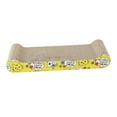 thumbnail image 2 of Cat Scratcher Cat Scratching Lounge Bed Furniture Protector, Corrugated, Durable bone shape, 2 of 9