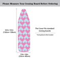 thumbnail image 5 of HELLHERO Heart-Shaped Geometric Pattern Ironing Board Protector Cover 15x54 Polyester Fabric with Stretch Elastic Fit One-Piece Cover for Home Laundry Room, 5 of 5