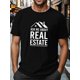thumbnail image 1 of T-shirt For Men, "REAL Estate" Graphic Print Short Sleeve s For Males Tee For Adult, Men, Women, Teen, Teenager, Adolescent, Youth, 1 of 6