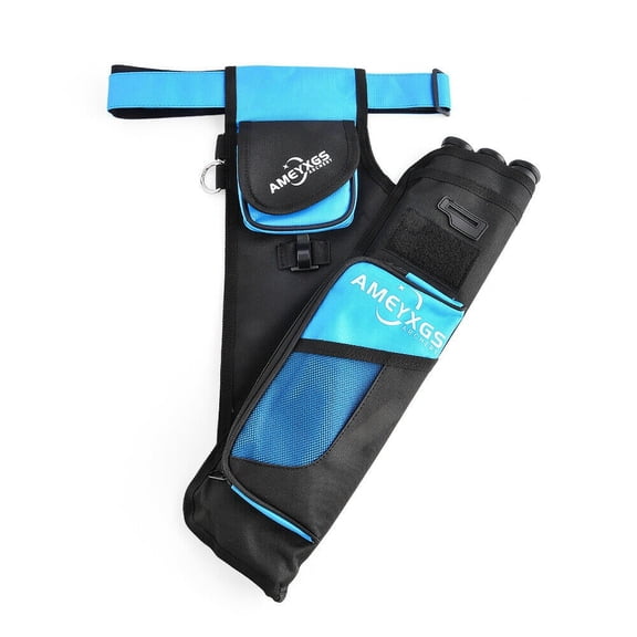 AMEYXGS Archery Pot Bag 3-tube Bracket Protection Bag Waist Protection Shell Back Hunting Shot