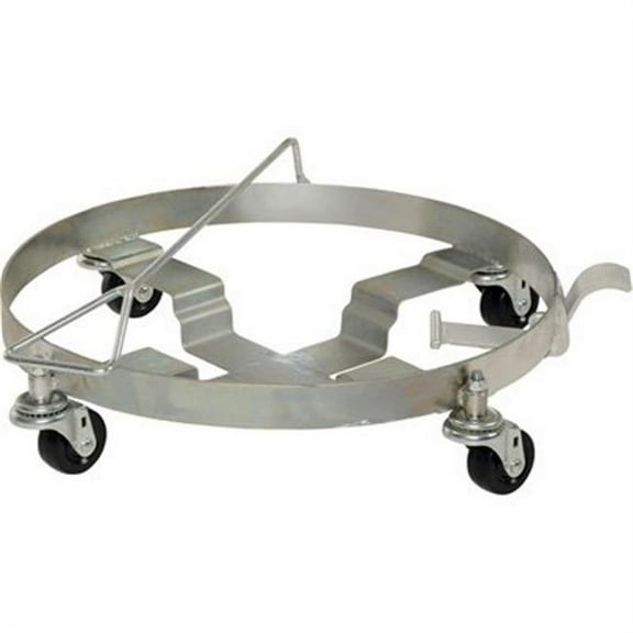 Vestil DRUM-DRH-HR-TLT Tilting Drum Dolly with Hard Rubber Wheels - 1000 lbs Uniform, 200 lbs Tilt