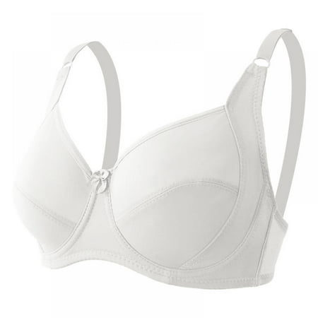 

Large D-cup Underwear Side-tucked in Cotton Cup Underwear Large Breasts Show Small Adjustment Bra