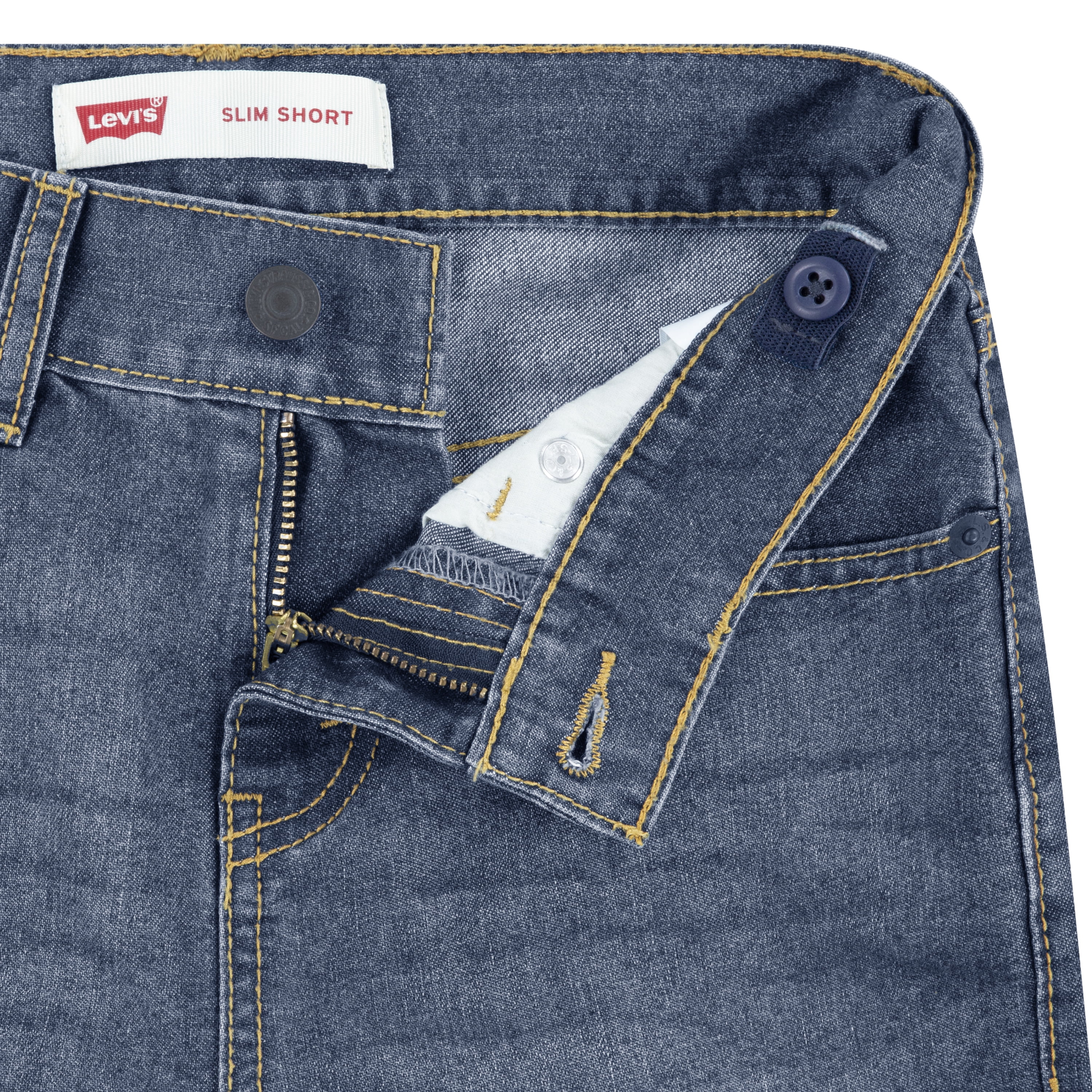 Levi Boys 511 Slim Performance Denim Shorts, Sizes 8-18