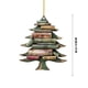 thumbnail image 3 of Acrylic Pendant Christmas Tree, Acrylic Book Pendant, Double Sided Decor, Festive Home Accent, Xmas Ornament, Unique Gift, Acrylic Material, for Bedroom, 3 of 9