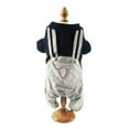 thumbnail image 2 of SPRING PARK Dog Pet Winter Clothing Fake Two-piece Overalls Four-Legged Cotton-padded Coat, 2 of 7