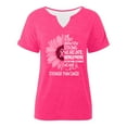 thumbnail image 5 of Women's T Shirts Casual Short Sleeve V Neck Graphic Print T Shirt Tops, 5 of 5