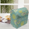 thumbnail image 4 of Abstract Lounger Chair Bag, Sleeping Owls and Mouse Meditators with Circular Shapes, High Capacity Storage with Handle Container, Lounger Size, Sky Blue Avocado Green and Lavender, by Ambesonne, 4 of 5