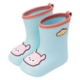thumbnail image 2 of QISIWOLE Summer Children's Cute EVA Soft-soled Non-slip Baby Rain Boots For Men And Women clearance under 10, 2 of 3