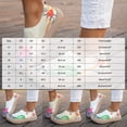 thumbnail image 3 of Dakaela Knit Slip on Shoes for Women 2026 Fashion Print Casual Walking Running Tennis Sneakers Thick Soft Sole Work Loafers Size 6-10 White, 3 of 7