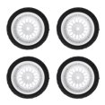 thumbnail image 2 of Neumáticos para ruedas RC, 4 piezas Neumáticos para ruedas RC Neumáticos de goma Neumáticos de goma RC Durabilidad mejorada, 2 of 12
