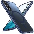 thumbnail image 1 of Funda Hensinple para Samsung Galaxy S22 de 6.1 pulgadas, de grado militar, azul, 1 of 8