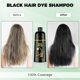 thumbnail image 2 of Champú colorante para el cabello KAISASA Black, 500 ml, 3 en 1, argán y hierbas, 2 of 7