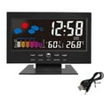 thumbnail image 1 of Binwennn Timers LED Digital Projection LCD Display Alarm Clock with Temperature Weathe Station, 1 of 1