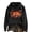v#137Black745, variant on Rggeeun Women Sweatshirt Hooded Halloween Themed Pumpkin & Maple Leaf Pattern Long Sleeve Hooded wth Pockets Soft Relaxed for Fall Winter Play Sports Delicate Tops,Black,S