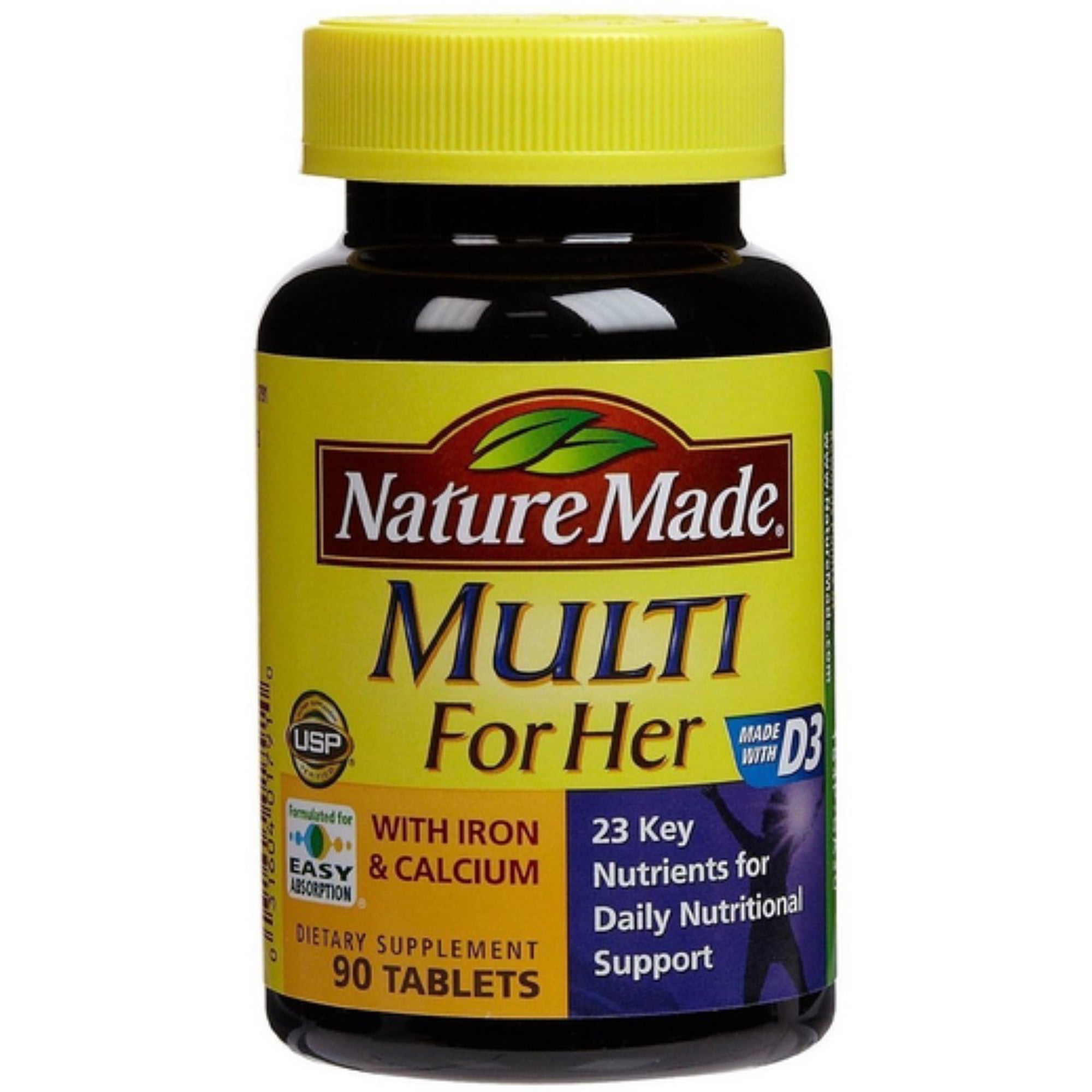 4 Pack - Multi For Her with Iron & Calcium 90 ea