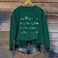 thumbnail image 2 of EHQJNJ Sweat-Shirt Bleu à Col Rond pour Femmes Manches Longues Décontracté Col Rond Ample Pull Automne Sweat-Shirt Noir pour Femmes Sweat-Shirt à Col Rond Mignon Graphique, 2 of 4
